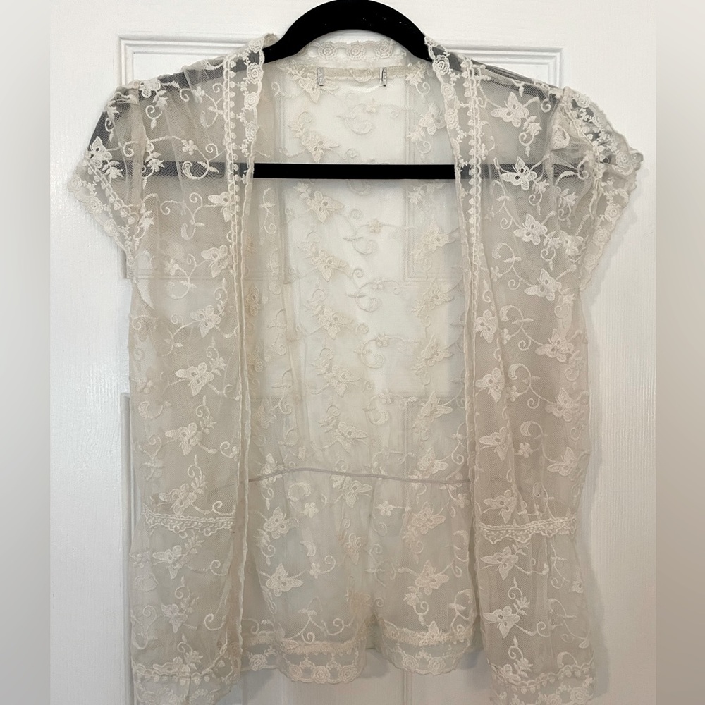 Lace cover up